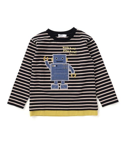 SLAP SLIP / スラップ スリップ Tシャツ | 恐竜ロボットモチーフポケット付きTシャツ(80~130cm) | 詳細9