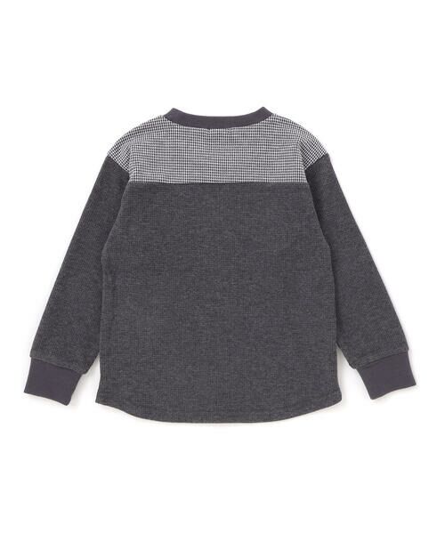 SLAP SLIP / スラップ スリップ Tシャツ | 恐竜サガラ刺しゅうワッフルTシャツ(80~130cm) | 詳細7