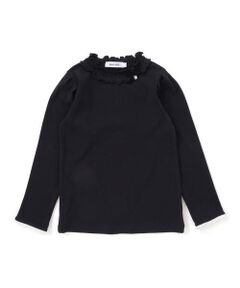 SLAP SLIP / スラップ スリップ Tシャツ | パフスリーブフリルモックネックTシャツ(80~130cm)