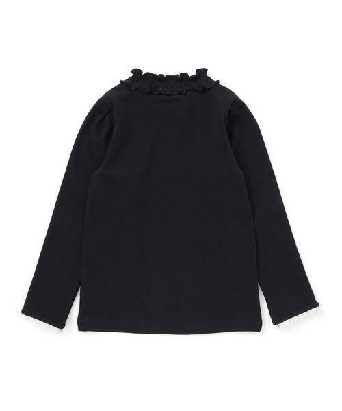 SLAP SLIP / スラップ スリップ Tシャツ | パフスリーブフリルモックネックTシャツ(80~130cm) | 詳細5