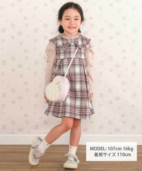 SLAP SLIP / スラップ スリップ Tシャツ | パフスリーブフリルモックネックTシャツ(80~130cm) | 詳細7