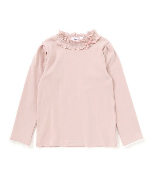 SLAP SLIP / スラップ スリップ Tシャツ | パフスリーブフリルモックネックTシャツ(80~130cm) | 詳細8