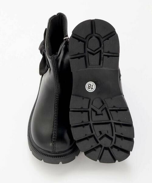 SLAP SLIP / スラップ スリップ ブーツ（ショート丈） | サイドパールリボンブーツ(16~20cm) | 詳細7