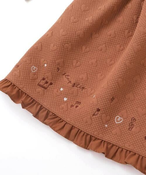 SLAP SLIP / スラップ スリップ ミニ丈・ひざ丈ワンピース | ハート音符刺しゅうポコポコキルトドッキングワンピース(80~130cm) | 詳細13