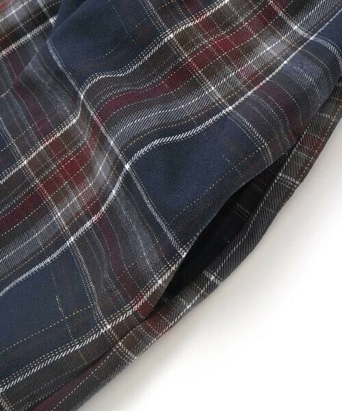 SLAP SLIP / スラップ スリップ ミニ丈・ひざ丈ワンピース | 【お揃い】ケーブルチェック切り替えスモッキングワンピース(80~130cm) | 詳細9