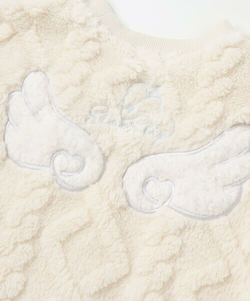 SLAP SLIP / スラップ スリップ ミニ丈・ひざ丈ワンピース | 【お揃い】天使の羽もこもこケーブルボアワンピース(80~130cm) | 詳細7