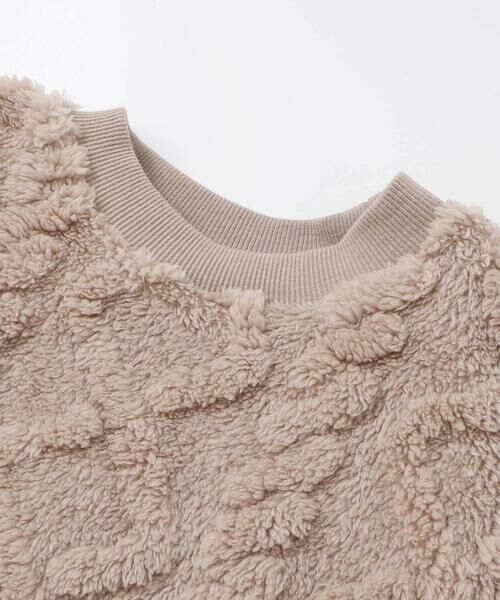 SLAP SLIP / スラップ スリップ ミニ丈・ひざ丈ワンピース | 【お揃い】天使の羽もこもこケーブルボアワンピース(80~130cm) | 詳細10