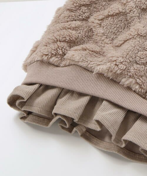 SLAP SLIP / スラップ スリップ ミニ丈・ひざ丈ワンピース | 【お揃い】天使の羽もこもこケーブルボアワンピース(80~130cm) | 詳細13