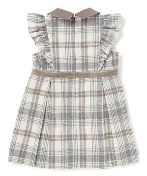 SLAP SLIP / スラップ スリップ ミニ丈・ひざ丈ワンピース | 【お揃い】襟付きタックスカートチェックジャンパースカート(90~130cm) | 詳細6