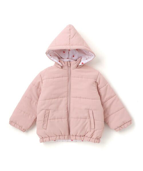 SLAP SLIP / スラップ スリップ ダウンジャケット・ベスト | 無地プリント柄リバーシブルコート(80~130cm) | 詳細3