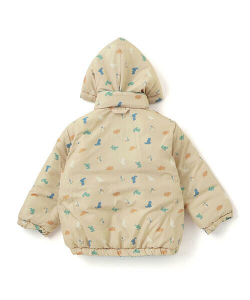 SLAP SLIP / スラップ スリップ ダウンジャケット・ベスト | 無地プリント柄リバーシブルコート(80~130cm) | 詳細11