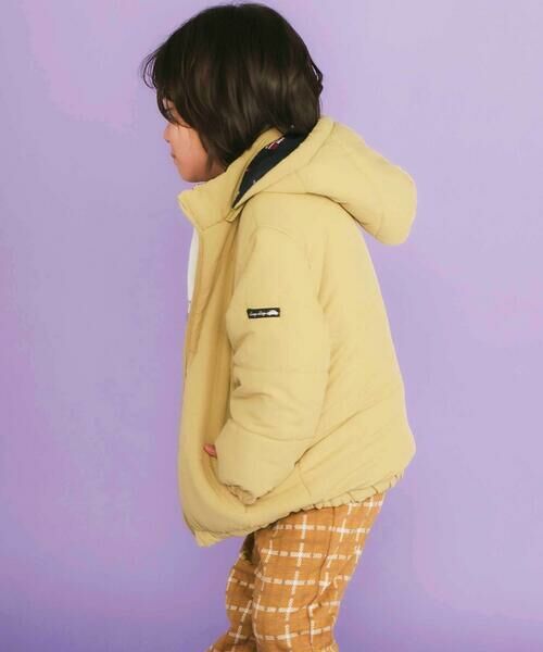 SLAP SLIP / スラップ スリップ ダウンジャケット・ベスト | 無地プリント柄リバーシブルコート(80~130cm) | 詳細7