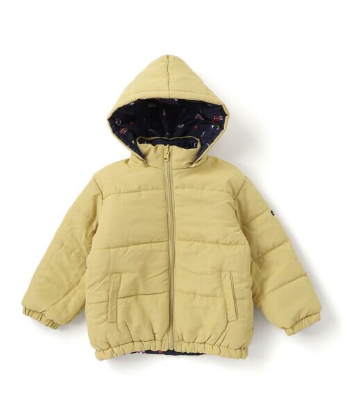 SLAP SLIP / スラップ スリップ ダウンジャケット・ベスト | 無地プリント柄リバーシブルコート(80~130cm) | 詳細6