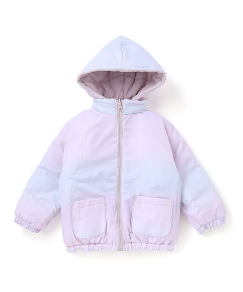 SLAP SLIP / スラップ スリップ ダウンジャケット・ベスト | 無地プリント柄リバーシブルコート(80~130cm) | 詳細14