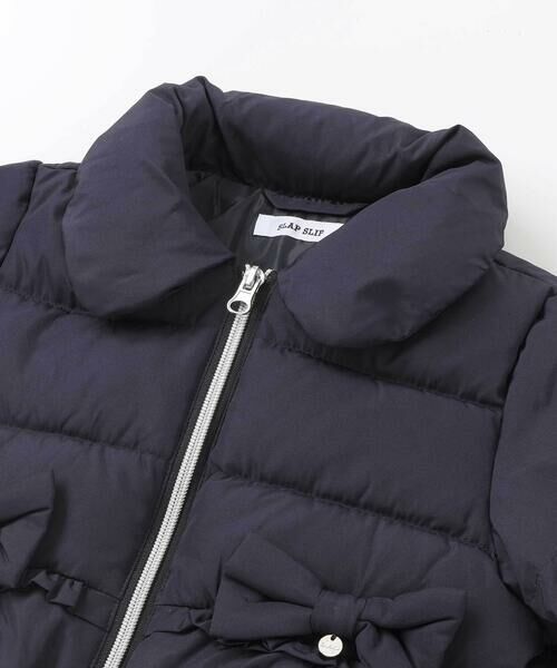 SLAP SLIP / スラップ スリップ ダウンジャケット・ベスト | フード付き腰リボンペプラムダウンコート(90~130cm) | 詳細7