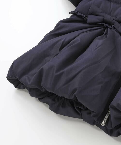 SLAP SLIP / スラップ スリップ ダウンジャケット・ベスト | フード付き腰リボンペプラムダウンコート(90~130cm) | 詳細11