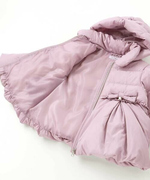 SLAP SLIP / スラップ スリップ ダウンジャケット・ベスト | フード付き腰リボンペプラムダウンコート(90~130cm) | 詳細20