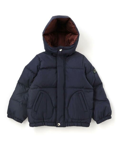 SLAP SLIP / スラップ スリップ ダウンジャケット・ベスト | フード付き表裏配色ダウンコート(90~130cm) | 詳細3