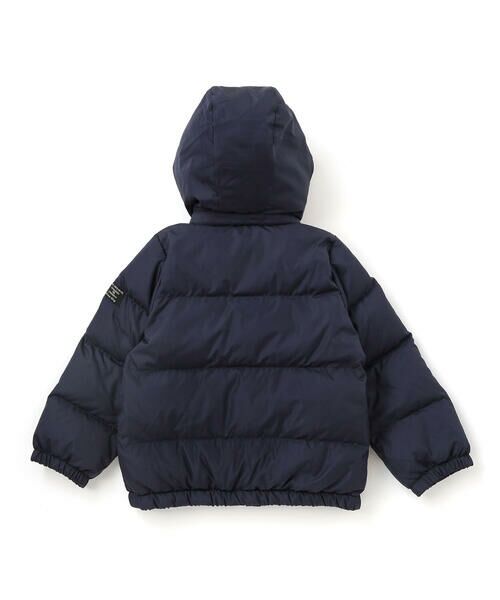 SLAP SLIP / スラップ スリップ ダウンジャケット・ベスト | フード付き表裏配色ダウンコート(90~130cm) | 詳細4
