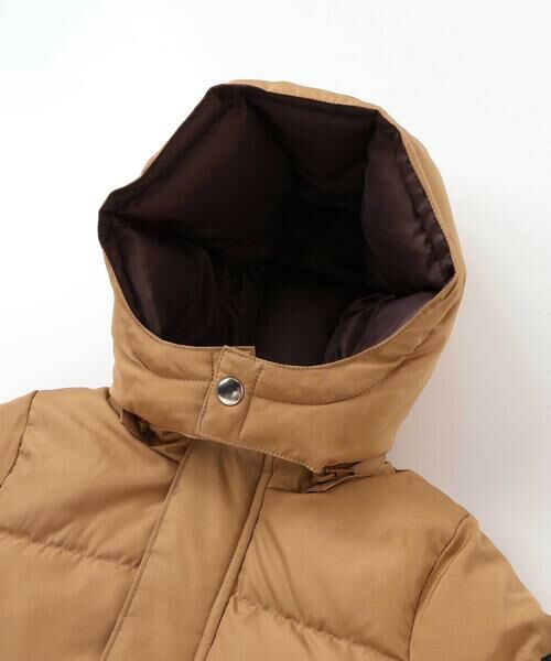 SLAP SLIP / スラップ スリップ ダウンジャケット・ベスト | フード付き表裏配色ダウンコート(90~130cm) | 詳細9