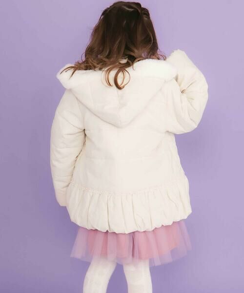SLAP SLIP / スラップ スリップ ノーカラージャケット | ファー付きフードキルト中綿ジャケット(80~130cm) | 詳細9