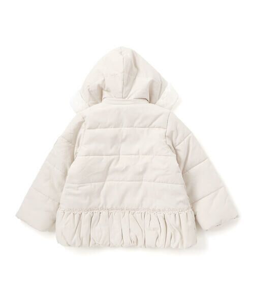 SLAP SLIP / スラップ スリップ ノーカラージャケット | ファー付きフードキルト中綿ジャケット(80~130cm) | 詳細4