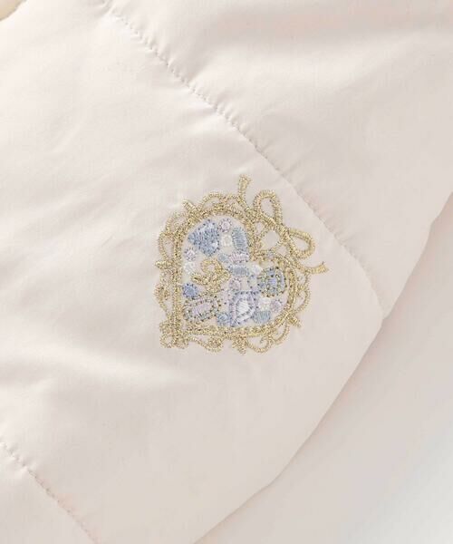 SLAP SLIP / スラップ スリップ ノーカラージャケット | ファー付きフードキルト中綿ジャケット(80~130cm) | 詳細6