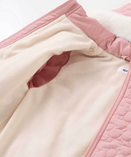 SLAP SLIP / スラップ スリップ ノーカラージャケット | ファー付きフードキルト中綿ジャケット(80~130cm) | 詳細25