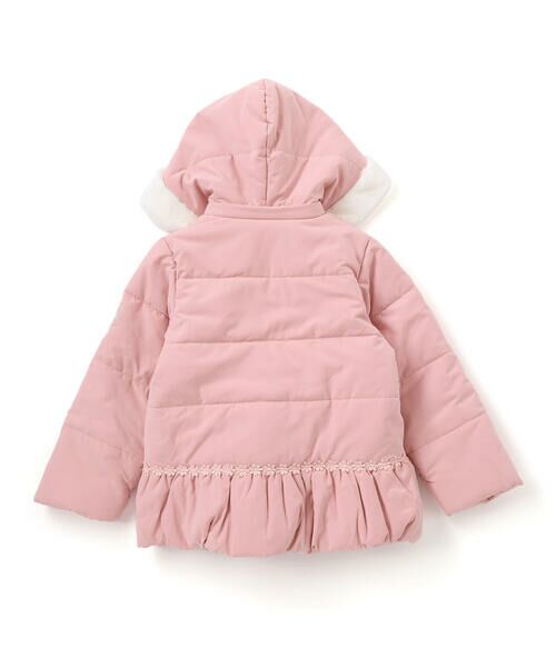 SLAP SLIP / スラップ スリップ ノーカラージャケット | ファー付きフードキルト中綿ジャケット(80~130cm) | 詳細14