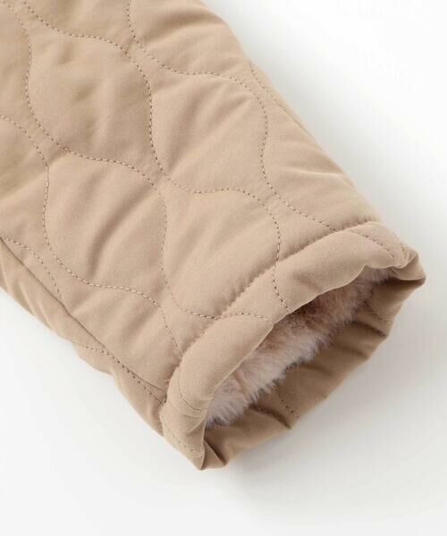 SLAP SLIP / スラップ スリップ ダウンジャケット・ベスト | キルトタフタ×チェックファーダッフルコート(80~130cm) | 詳細17