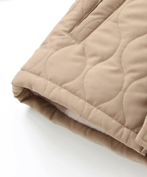 SLAP SLIP / スラップ スリップ ダウンジャケット・ベスト | キルトタフタ×チェックファーダッフルコート(80~130cm) | 詳細19