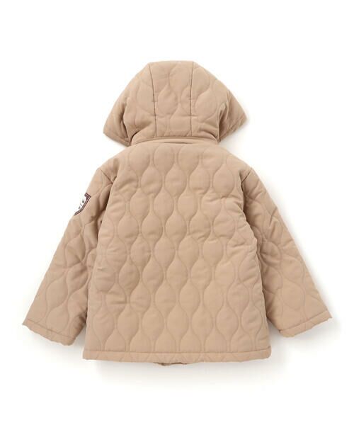 SLAP SLIP / スラップ スリップ ダウンジャケット・ベスト | キルトタフタ×チェックファーダッフルコート(80~130cm) | 詳細11