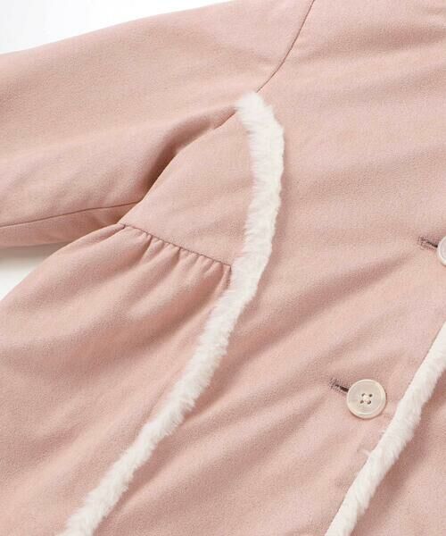 SLAP SLIP / スラップ スリップ その他アウター | リボン+チャームプリンセスラインムートンコート(90~130cm) | 詳細7