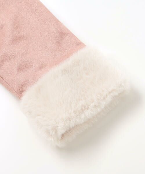 SLAP SLIP / スラップ スリップ その他アウター | リボン+チャームプリンセスラインムートンコート(90~130cm) | 詳細8