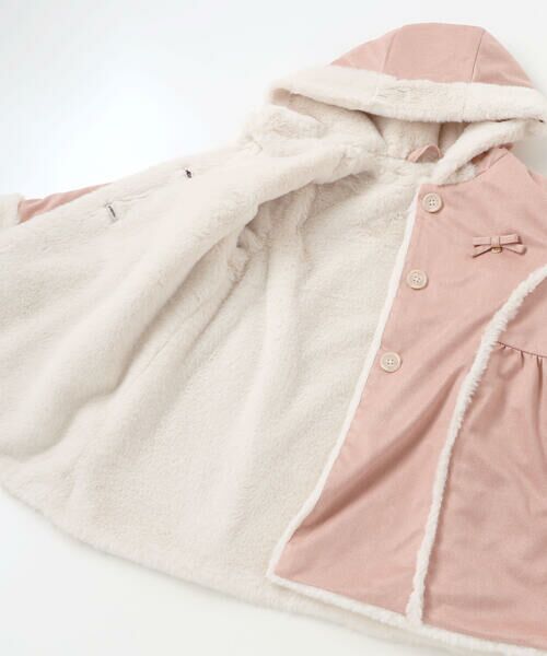 SLAP SLIP / スラップ スリップ その他アウター | リボン+チャームプリンセスラインムートンコート(90~130cm) | 詳細11