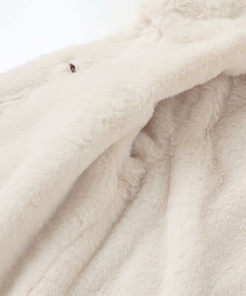 SLAP SLIP / スラップ スリップ その他アウター | リボン+チャームプリンセスラインムートンコート(90~130cm) | 詳細12