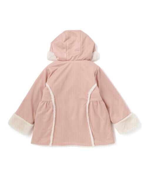 SLAP SLIP / スラップ スリップ その他アウター | リボン+チャームプリンセスラインムートンコート(90~130cm) | 詳細4