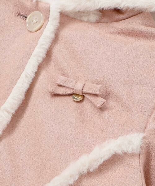 SLAP SLIP / スラップ スリップ その他アウター | リボン+チャームプリンセスラインムートンコート(90~130cm) | 詳細6