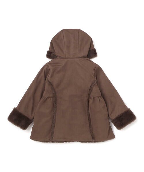 SLAP SLIP / スラップ スリップ その他アウター | リボン+チャームプリンセスラインムートンコート(90~130cm) | 詳細18