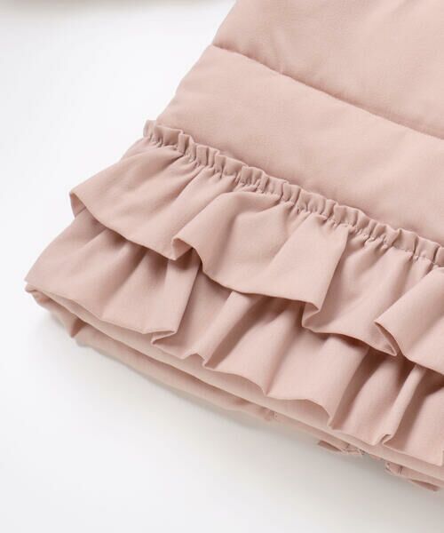 SLAP SLIP / スラップ スリップ ダウンジャケット・ベスト | ふわふわファーポケットフリルたっぷり中綿ロングコート(90〜130cm） | 詳細11