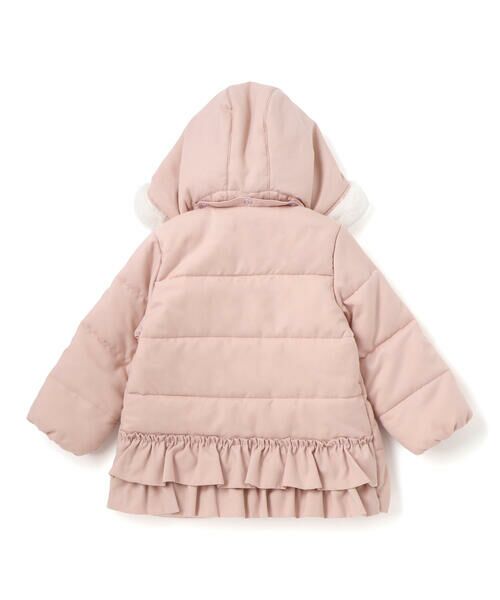 SLAP SLIP / スラップ スリップ ダウンジャケット・ベスト | ふわふわファーポケットフリルたっぷり中綿ロングコート(90〜130cm） | 詳細2