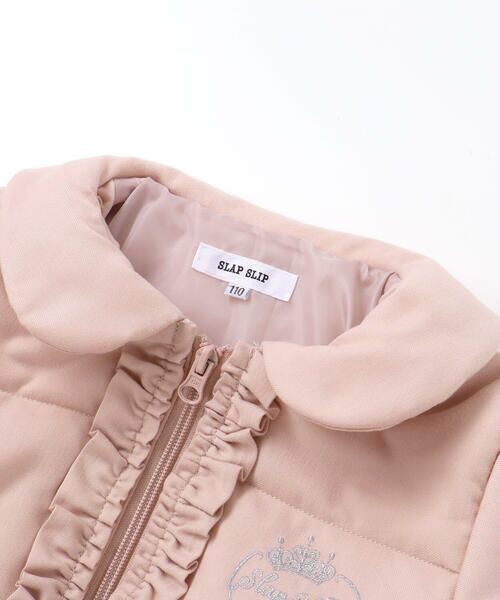 SLAP SLIP / スラップ スリップ ダウンジャケット・ベスト | ふわふわファーポケットフリルたっぷり中綿ロングコート(90〜130cm） | 詳細4