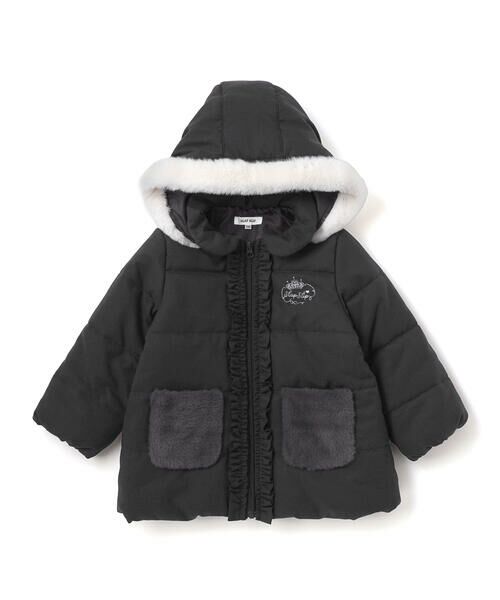 SLAP SLIP / スラップ スリップ ダウンジャケット・ベスト | ふわふわファーポケットフリルたっぷり中綿ロングコート(90〜130cm） | 詳細19