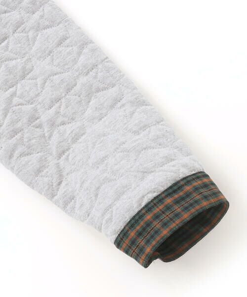 SLAP SLIP / スラップ スリップ ブルゾン | 【リバーシブル】ツンツン恐竜トサカフード付きチェックボアジャケット(80~130cm) | 詳細9