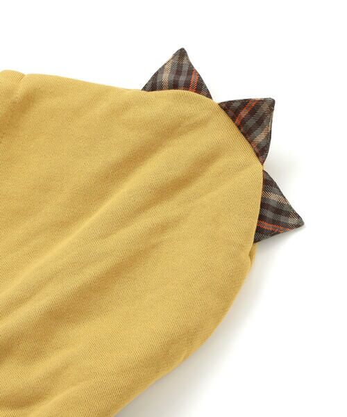 SLAP SLIP / スラップ スリップ ブルゾン | 【リバーシブル】ツンツン恐竜トサカフード付きチェックボアジャケット(80~130cm) | 詳細17