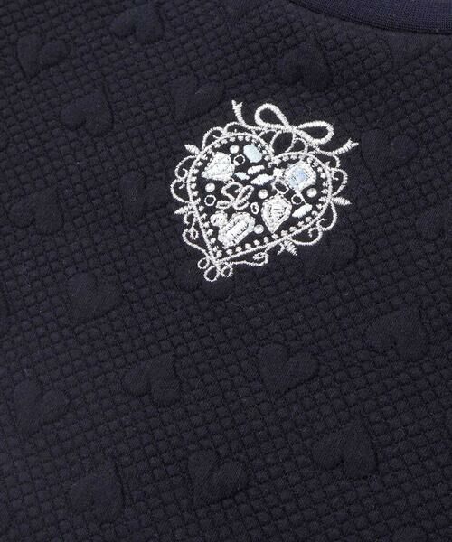 SLAP SLIP / スラップ スリップ スウェット | ハート柄コーデュロイ切り替えトレーナー(80~130cm) | 詳細8