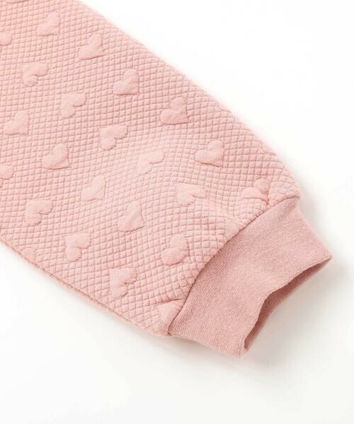 SLAP SLIP / スラップ スリップ スウェット | ハート柄コーデュロイ切り替えトレーナー(80~130cm) | 詳細13