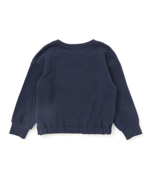 SLAP SLIP / スラップ スリップ スウェット | ネコクマイヌアニマルオーガンジーパッチモチーフトレーナー(80~130cm) | 詳細4