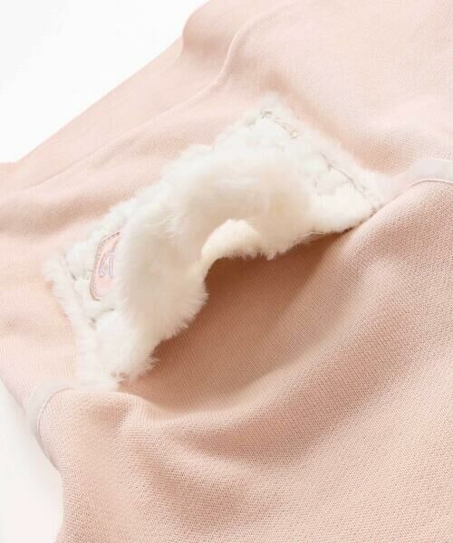 SLAP SLIP / スラップ スリップ スウェット | リボン付きファーポシェットパッチトレーナー(80~130cm) | 詳細12
