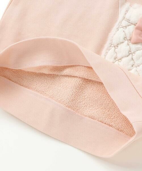 SLAP SLIP / スラップ スリップ スウェット | リボン付きファーポシェットパッチトレーナー(80~130cm) | 詳細13